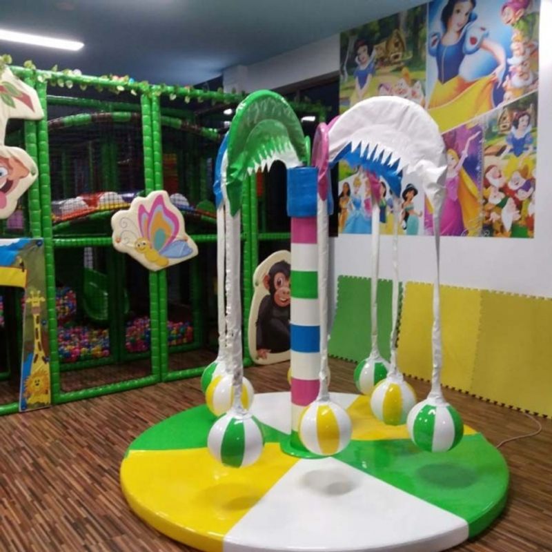 Electric Carousel Palm Tree Jungle Colors