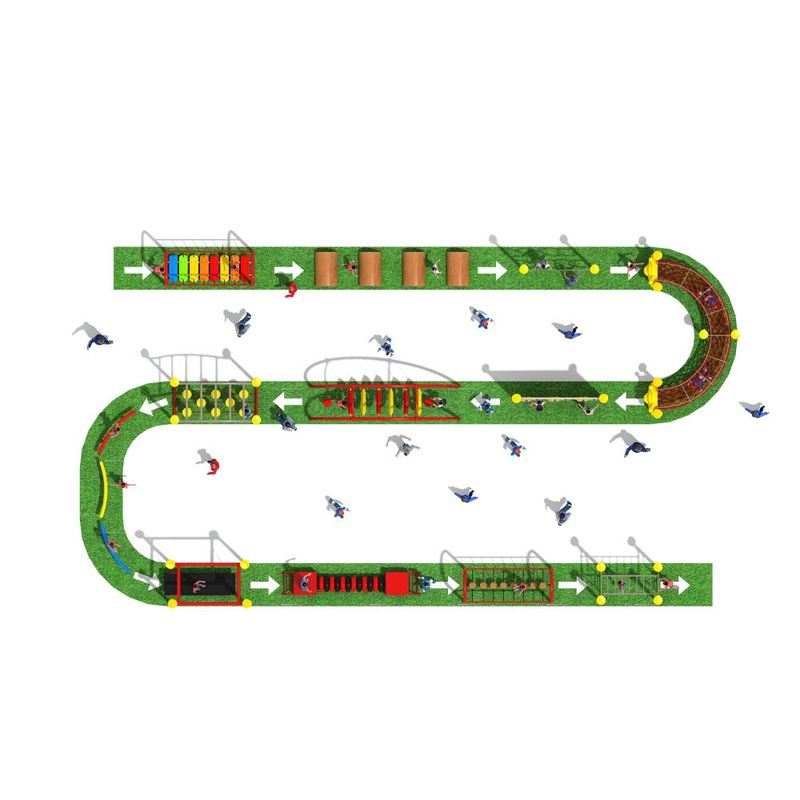 Spatiu de joaca tip Competitie cu obstacole Snake pentru copii, 3-12 ani