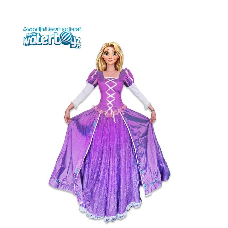 Costum animatie Rapunzel pentru evenimente si spatii educationale, marime universala