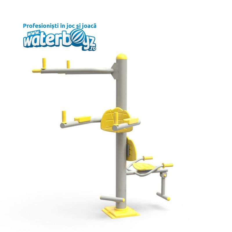 Echipament fitness multifunctional Model 10, exterior, 156x165x206 cm