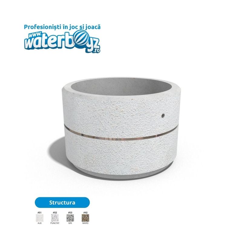 Concrete Urban Park Planter 9