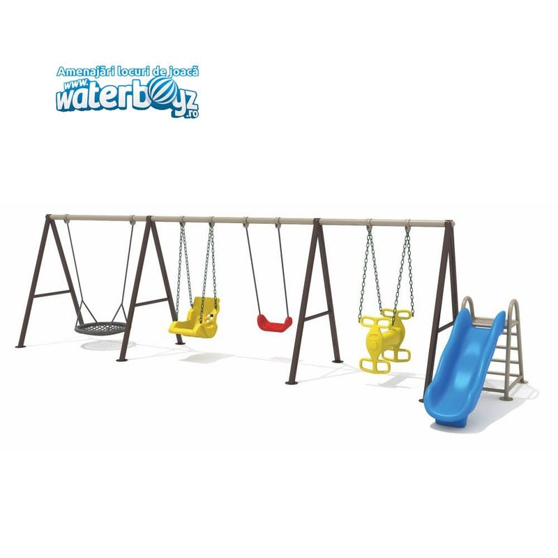 Leagan pentru copii Model 9, 3-12 ani, 720x200x200 cm