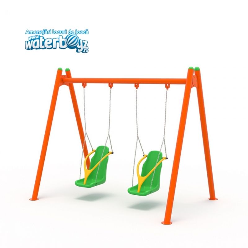 Leagan pentru copii cu dizabilitati Model 2, exterior, 3-12 ani, 320x220x255 cm
