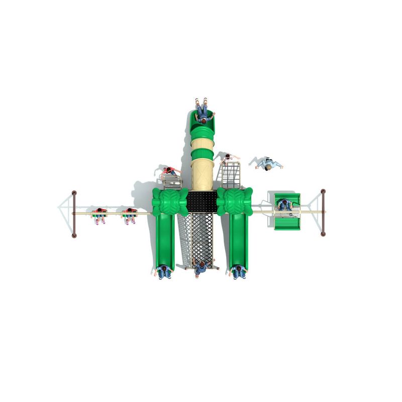 Complex de joaca pentru copii de metal Economy 16, exterior, 3-12 ani, 800x510x310 cm