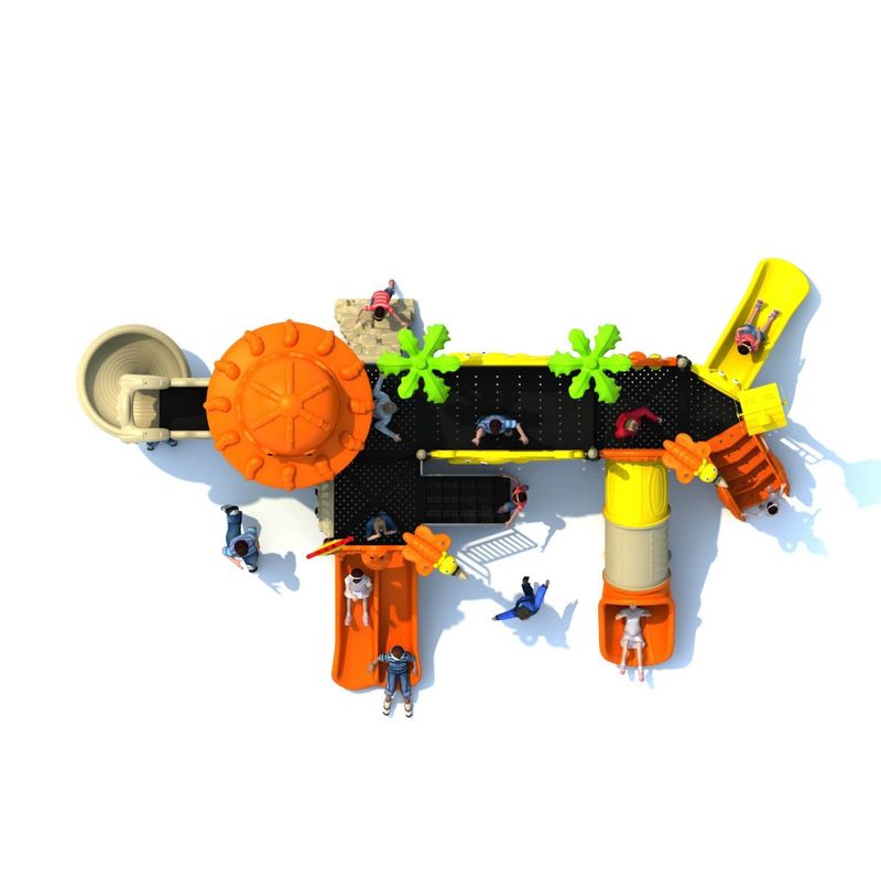 Complex de joaca pentru copii de metal Deep Sea 6, exterior, 3-12 ani