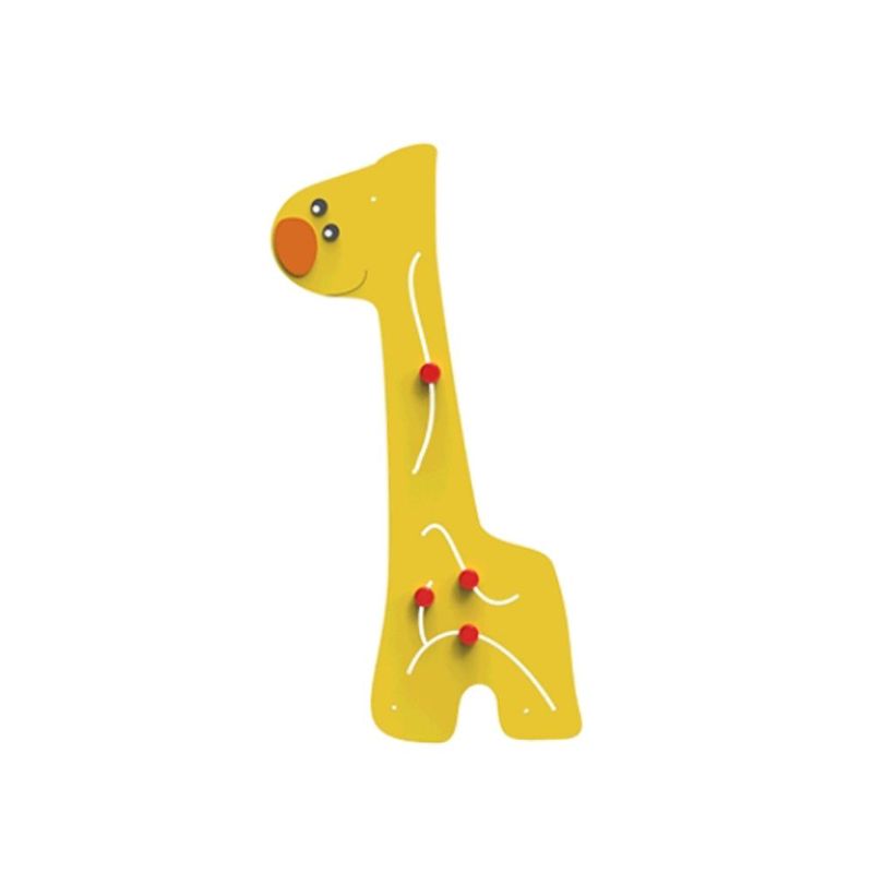 Panou interactiv de perete pentru copii Girafa, 110x57x2 cm, 0-3 ani