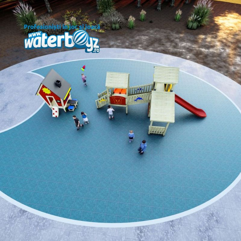 Complete Outdoor Playground Arrangement Forest of Fun