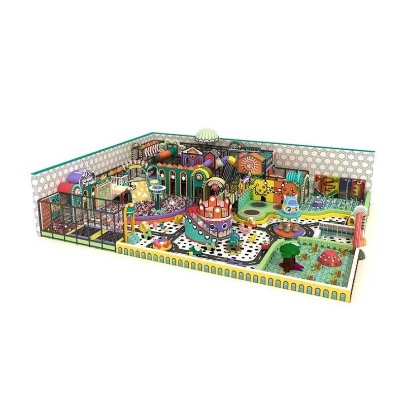 Amenajare completa loc de joaca de interior la cheie Magic Wonders 500 mp, 3-12 ani