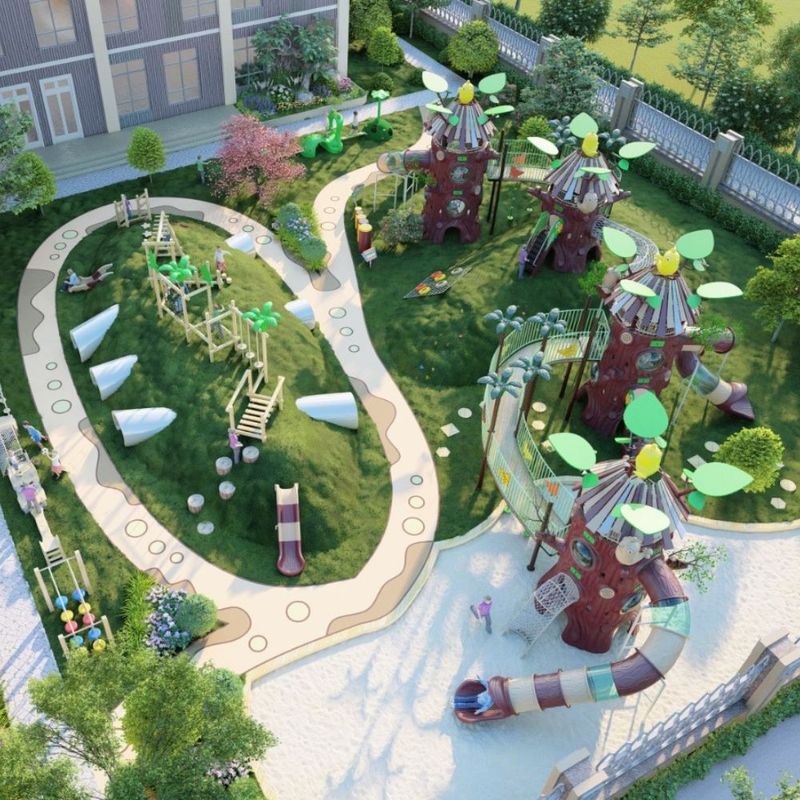 Complete outdoor playground Forest