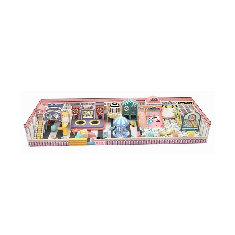 Amenajare completa loc de joaca de interior la cheie Sweet Paws 192 m2, 3-12 ani