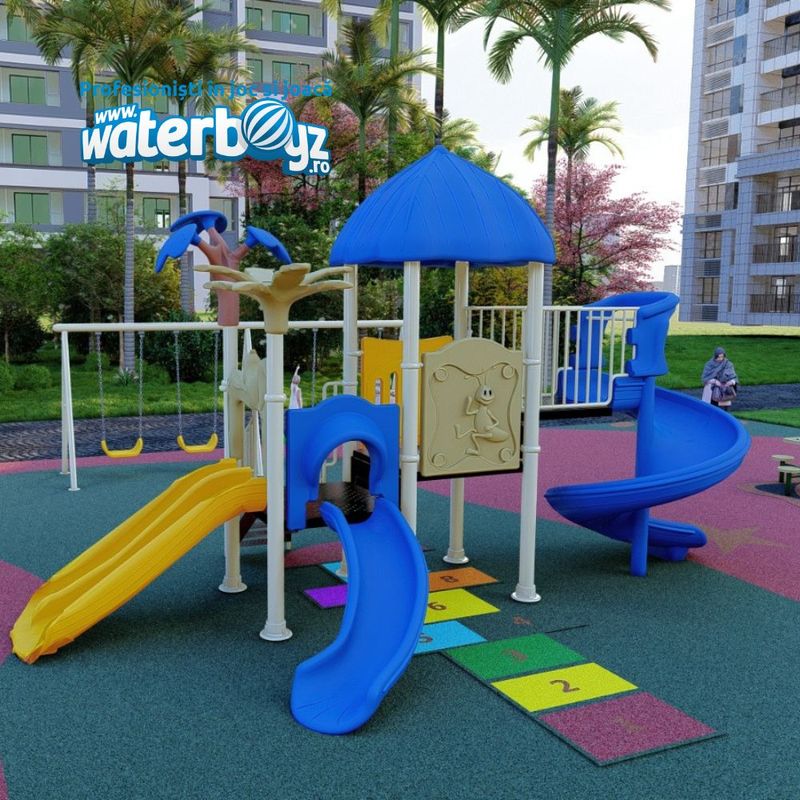 Amenajare completa loc de joaca de exterior la cheie Mickey