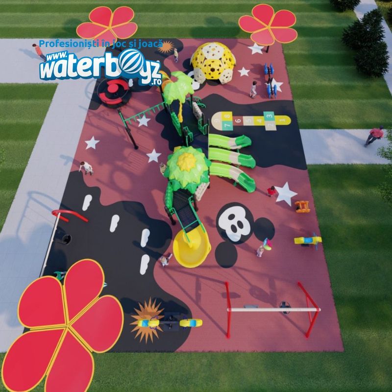 Complete Outdoor Playground Arrangement Playful Paradise