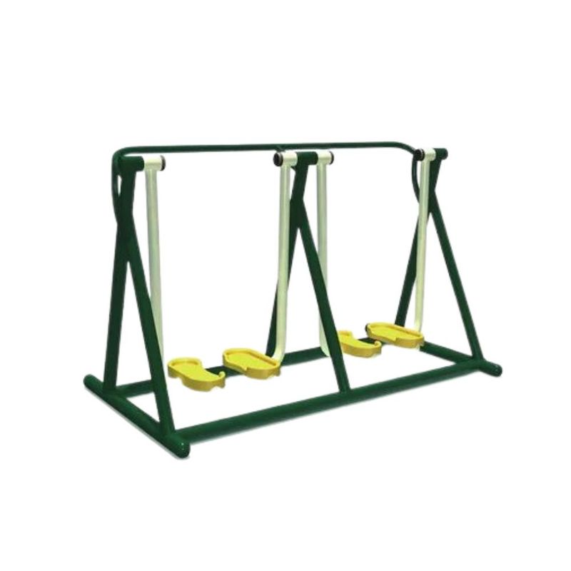 Aparat de fitness dublu stepper Model 3 pentru exterior, 12+ ani, 190x70x130 cm, metal si plastic LLDPE
