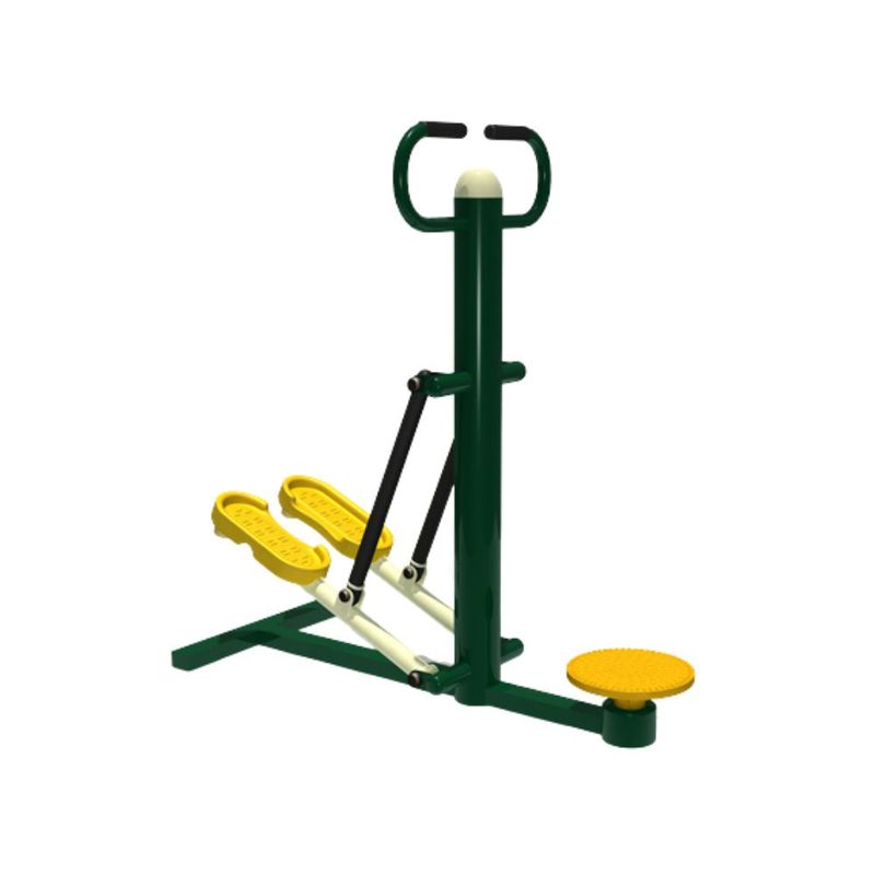 Aparat de fitness multifunctional Model 11 pentru exterior, 12+ ani, 118x55x130 cm, metal si plastic LLDPE