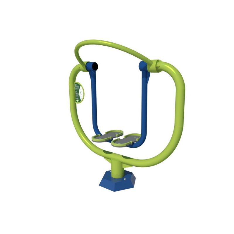 Aparat de fitness pentru picioare pentru copii pentru exterior, 116x48x115 cm, otel inoxidabil