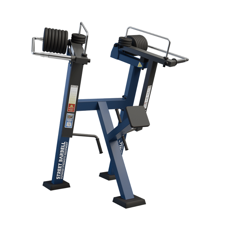 Aparat de fitness divergent pentru spate pentru exterior, 142x208x205 cm, otel inoxidabil