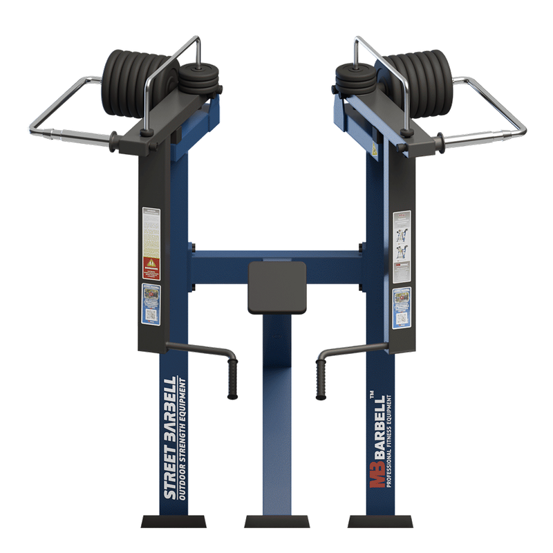 Aparat de fitness divergent pentru spate pentru exterior, 142x208x205 cm, otel inoxidabil