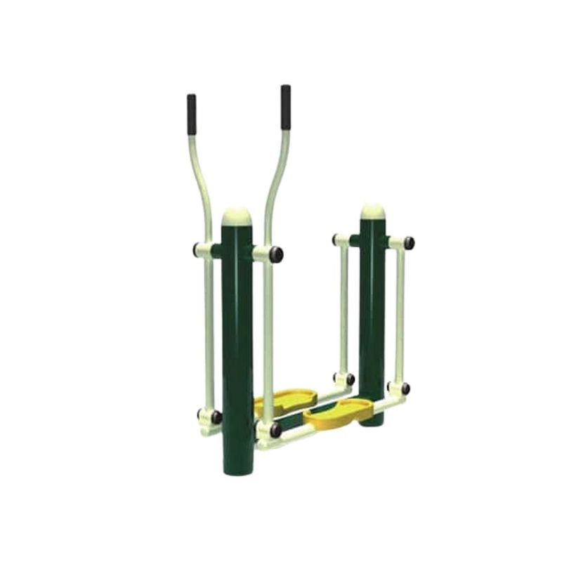 Aparat de fitness stepper cu manele Model 5 pentru exterior, 90x60x135 cm, metal si plastic LLDPE