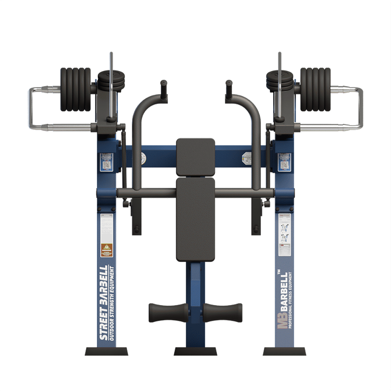 Aparat de fitness pentru muschii abdominali pentru exterior, 147x211x192 cm, otel inoxidabil