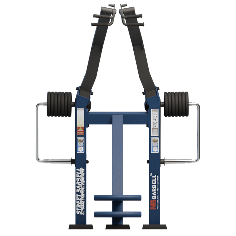 Aparat de fitness divergent pentru tractiuni pentru exterior, 156x182x246 cm, otel inoxidabil