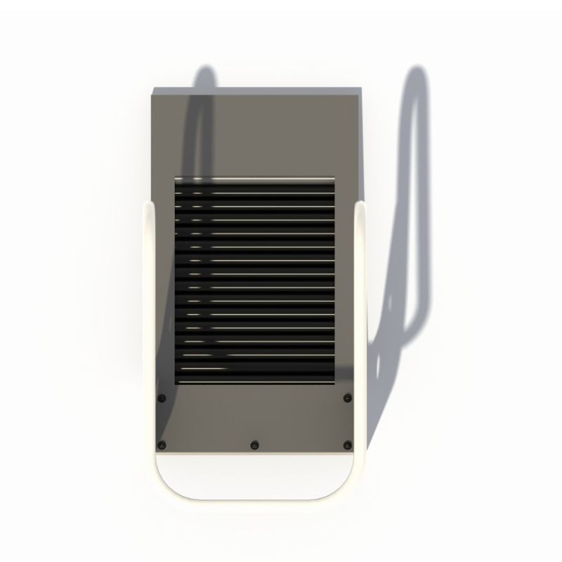 Bandă de alergare pentru fitness de exterior, metal, 130x74x140 cm