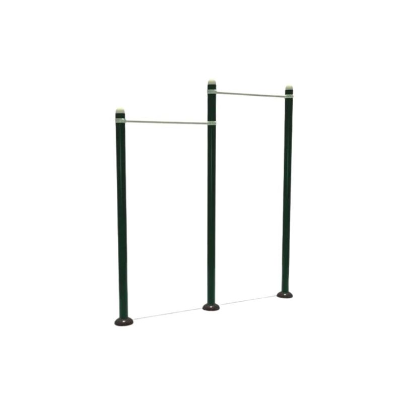 Bara dubla pentru tractiuni pentru exterior, +12 ani, 300x12x260 cm