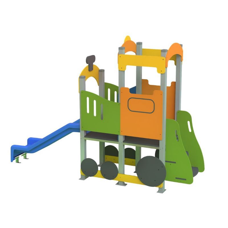 Complex de joaca de exterior Happy Train, 2-6 ani, 272x67x190 cm