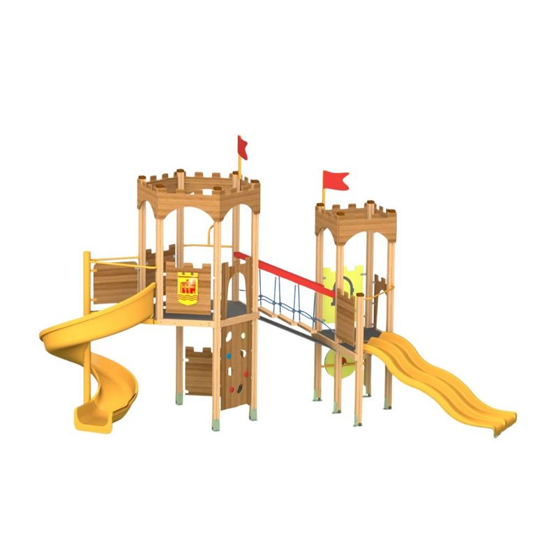 Complex de joaca de exterior Little Castle