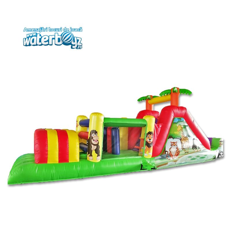 Cursa gonflabila cu obstacole Monkey Race