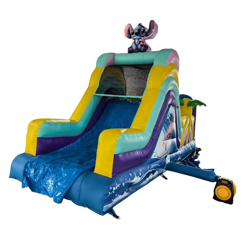 Cursă cu obstacole și tobogan Jungle Surf, +3 ani, 725×240×450 cm