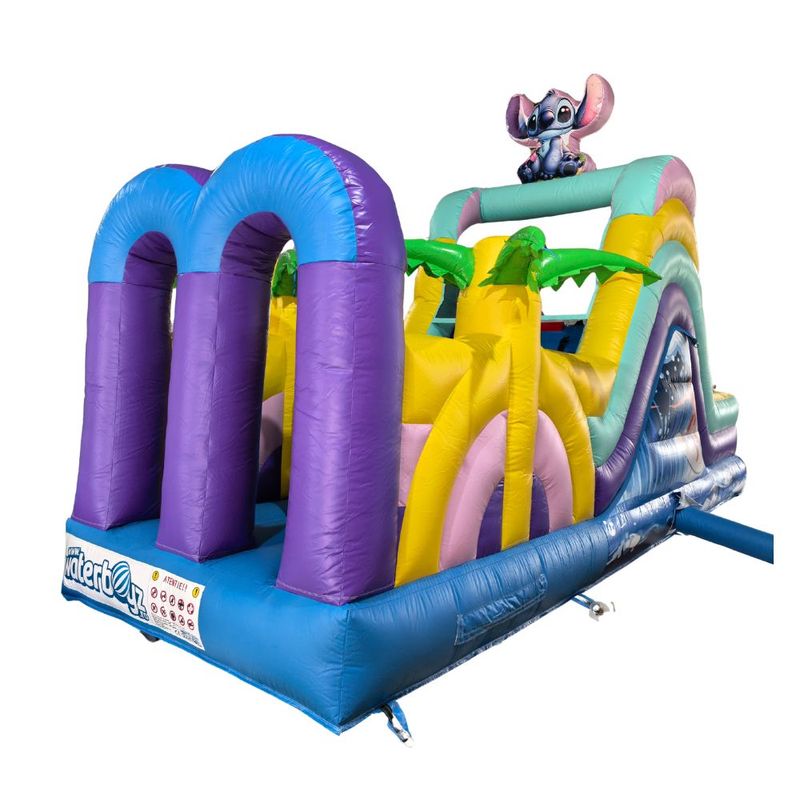 Cursă cu obstacole și tobogan Jungle Surf, +3 ani, 725×240×450 cm