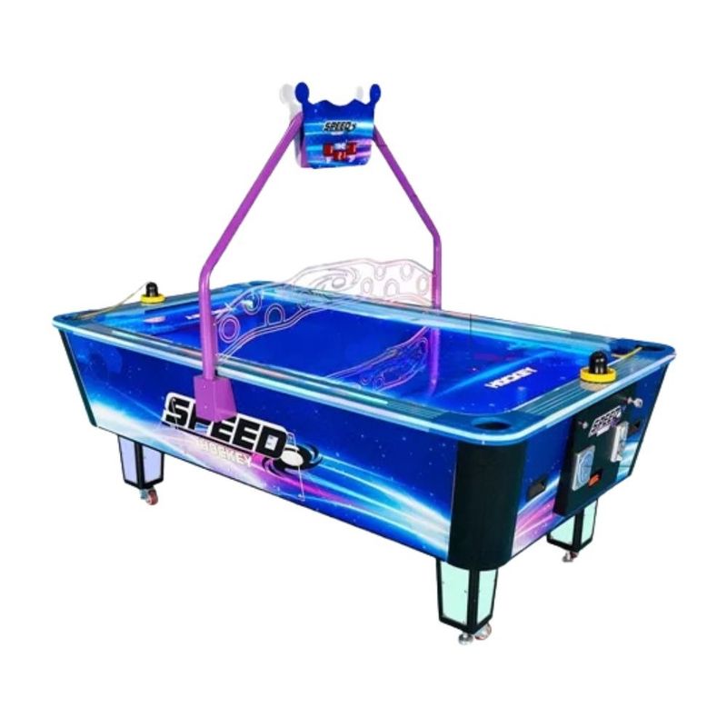 Echipament electronic sport cu fise Blue Speed Hockey, +7 ani, 214x122x175 cm