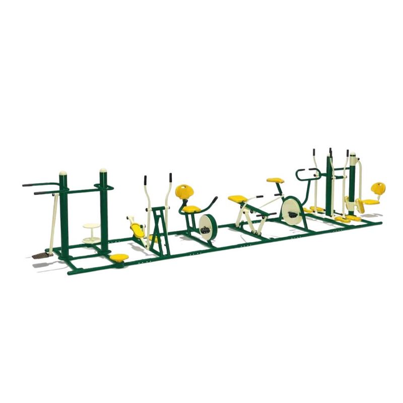 Echipament fitness multifunctional Model 13, exterior, 720x140x150 cm