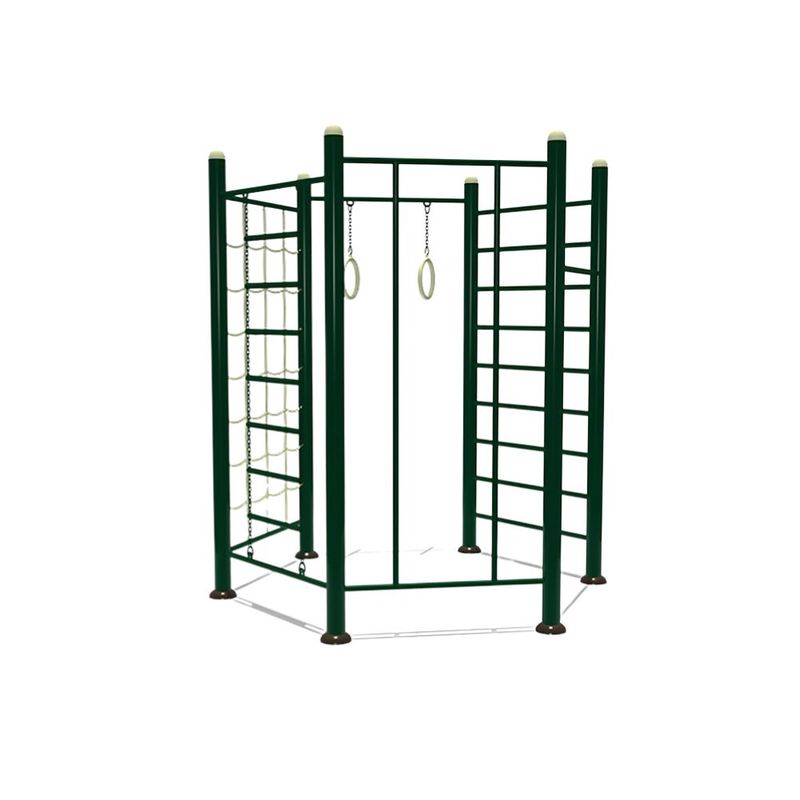 Echipament fitness multifunctional Model 10, exterior, 210x210x260 cm
