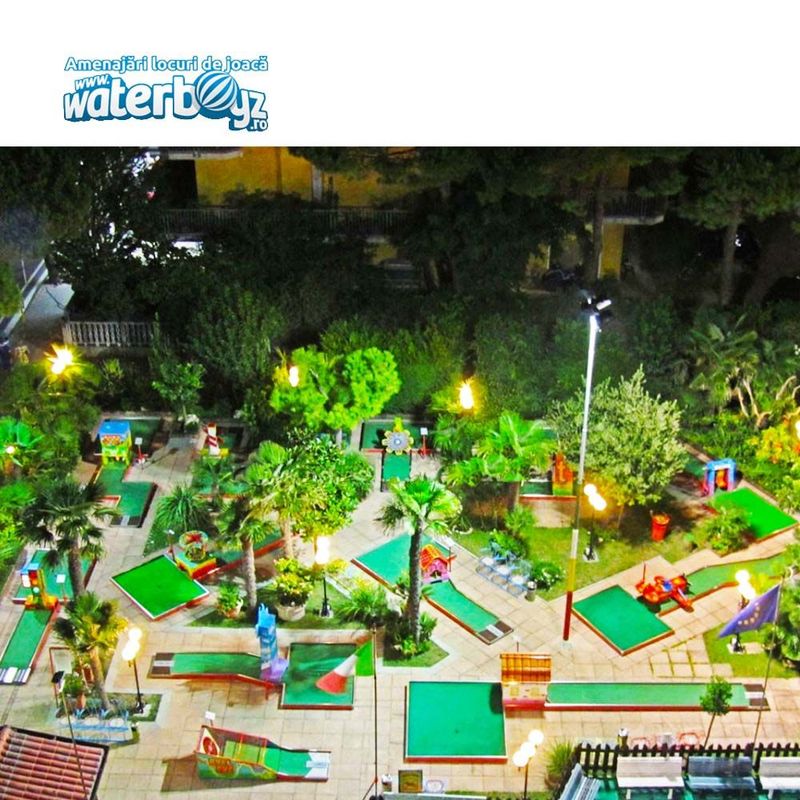 Amenajare teren minigolf 18 holes