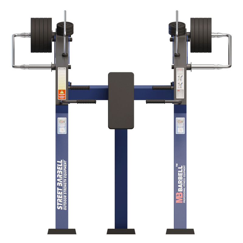 Presa verticala fitness de exterior Standard, 138x209x213 cm, otel