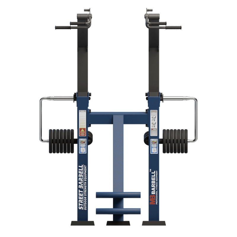 Aparat de fitness pentru tractiuni pentru exterior, 177x181x248 cm, otel inoxidabil