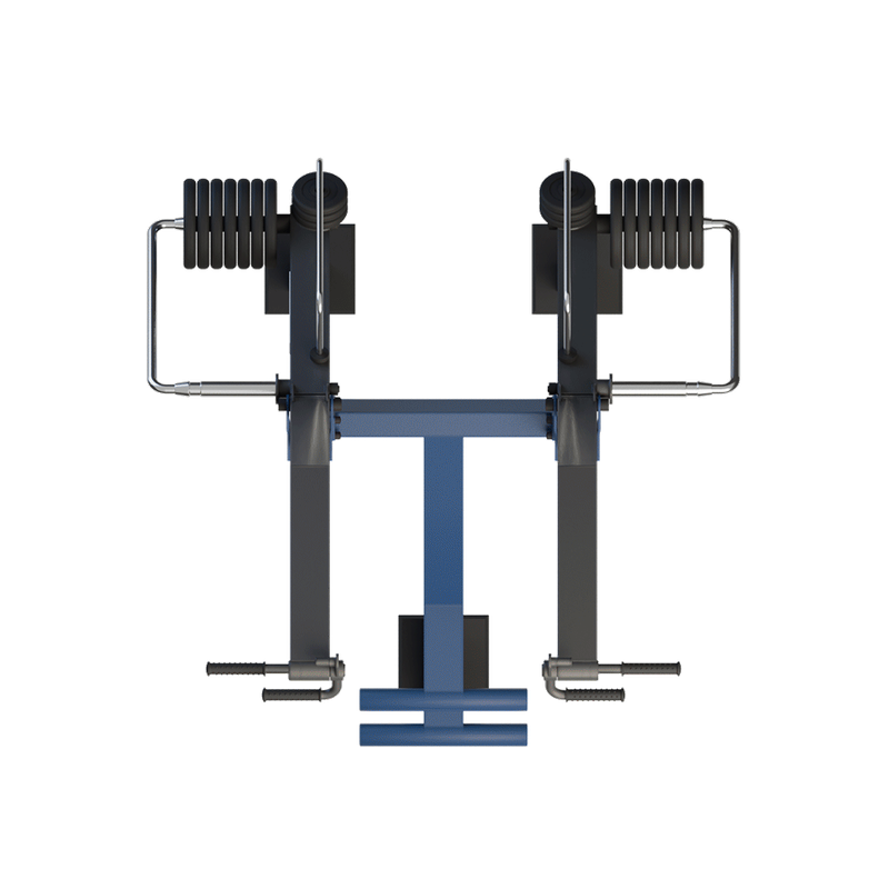 Aparat de fitness pentru tractiuni pentru exterior, 177x181x248 cm, otel inoxidabil