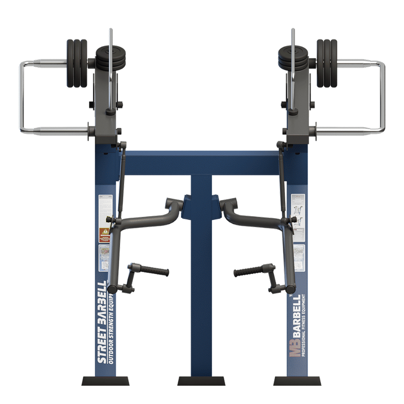 Aparat de fitness pentru biceps pentru exterior, 166x209x204 cm, otel inoxidabil