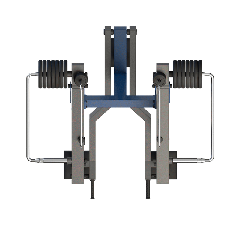 Aparat de fitness pentru spate Combo Loft pentru exterior, 166x181x198 cm, otel inoxidabil