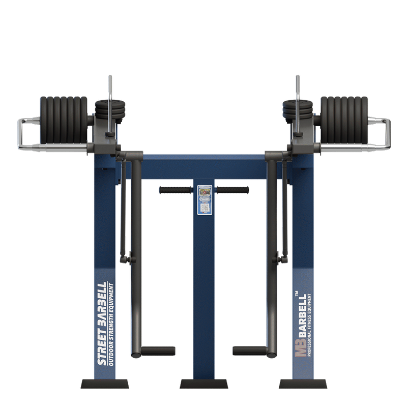 Presa fitness de exterior pentru muschii fesieri, 167x211x178 cm, otel