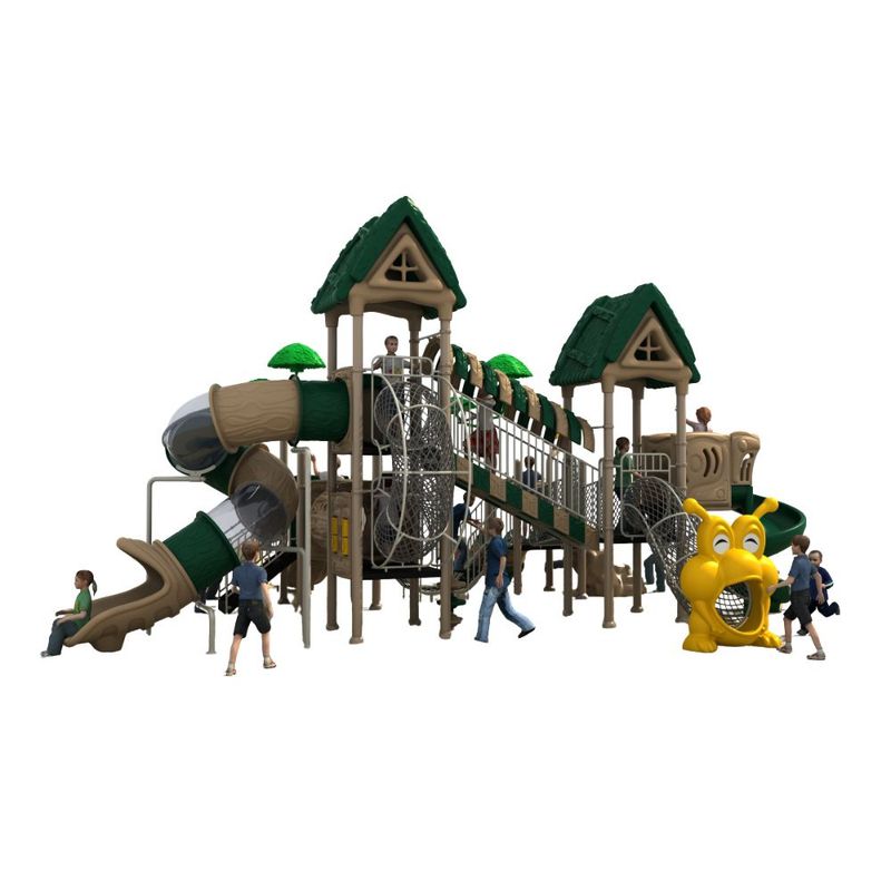 Complex de joaca pentru copii de metal Tree House 4, exterior, 3-15 ani, 1000x770x500 cm