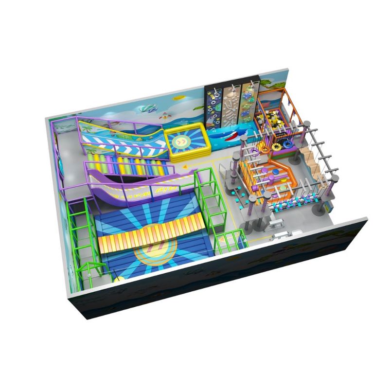 Loc de joaca modular de interior pentru copii Infinity Play, 3-12 ani
