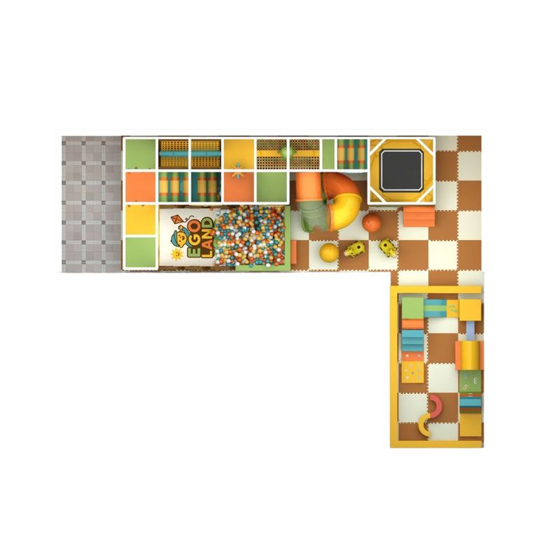 Loc de joaca modular de interior pentru copii MagicLines, 3-12 ani