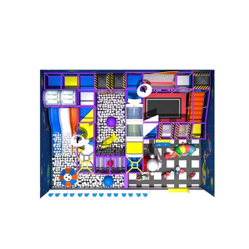 Loc de joaca modular de interior pentru copii modular Robo Zone, 3-12 ani
