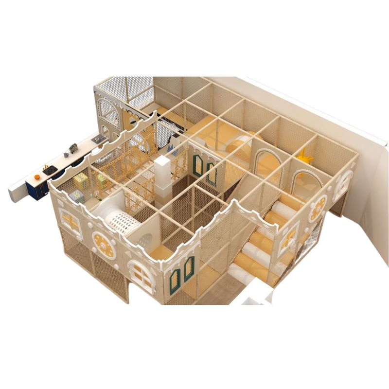 Loc de joaca modular de interior pentru copii Sunny Zone, 3-12 ani