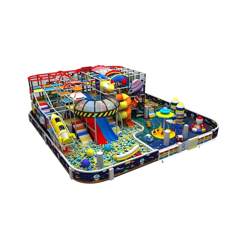 Amenajare completa loc de joaca de interior Rocket Rush, 3-12 ani