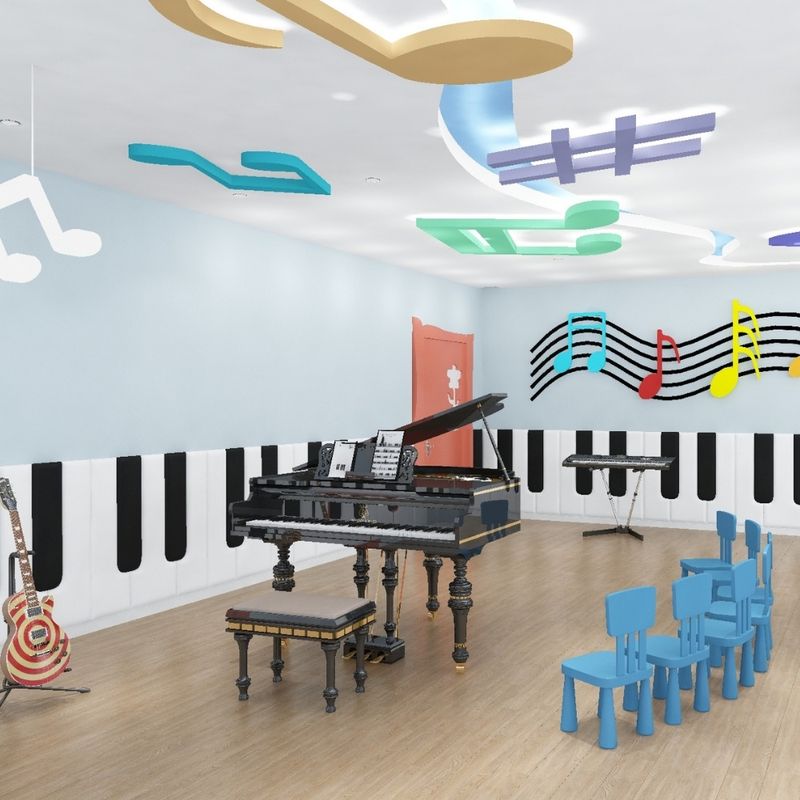 Sponge wall panel model Piano