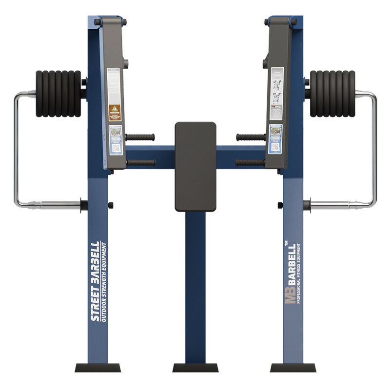 Presa fitness de exterior pentru piept si umeri, 135x214x210 cm, otel