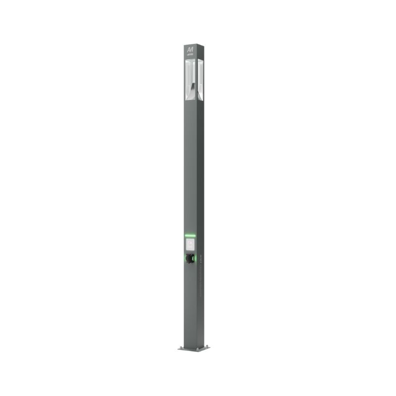 Street lantern with Amper Master charging station Bokard 3 m